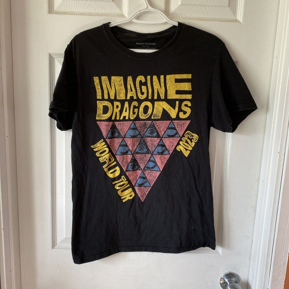 Imagine Dragons Men's Size M 2023 World Tour Graphic T-Shirt Short Sleeve